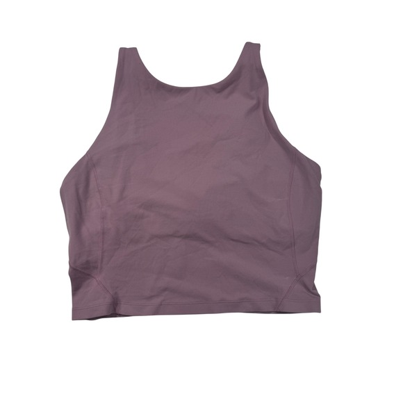 Lululemon Align Tank Top High Neck Size 8 Light Support Mauve Yoga Pilates - Picture 1 of 4